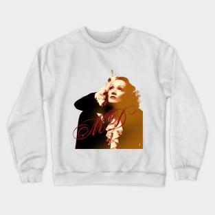 Beautiful Marlene Dietrich Crewneck Sweatshirt